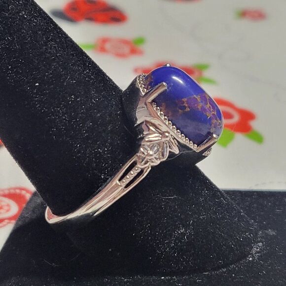 Mojave Purple Turquoise Solitaire Ring - Picture 8 of 8